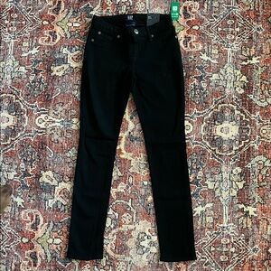 GAP Girls Classic Black Denim Skinny Jeans